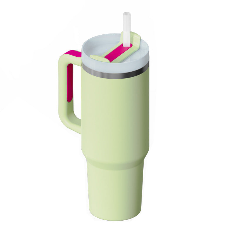 Coffee Cup Tumbler With Straw and Spill Proof Vacuum