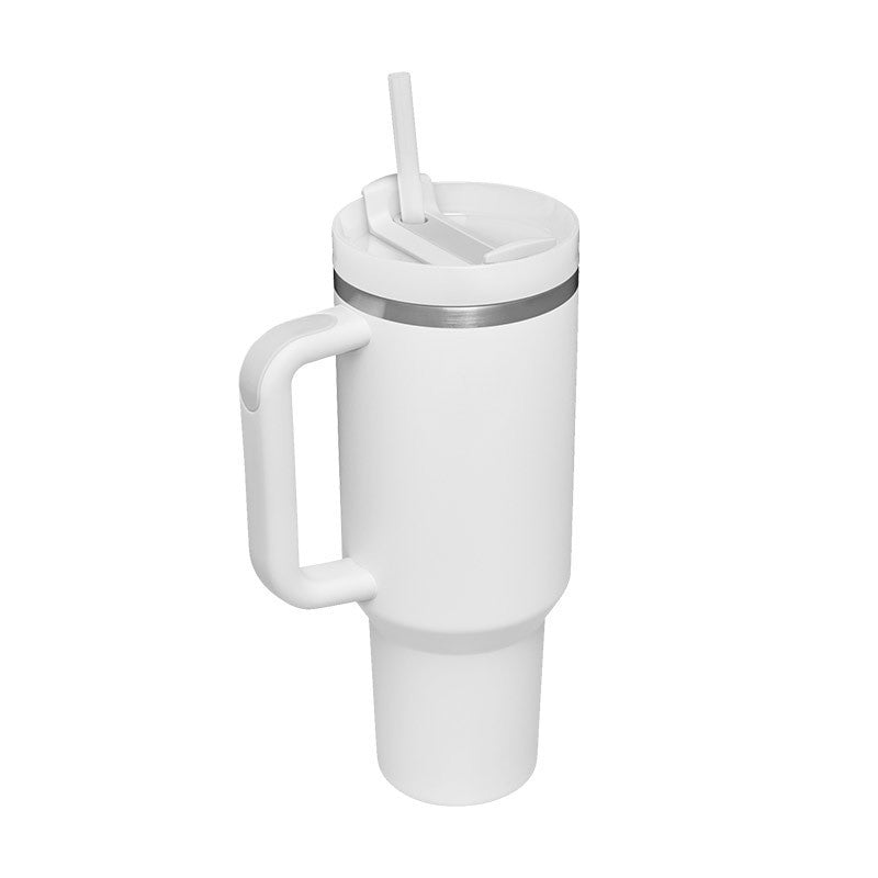 Coffee Cup Tumbler With Straw and Spill Proof Vacuum
