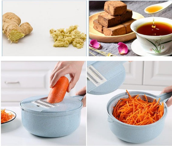 8 In 1 Vegetable Slicer, Peeler and Grater