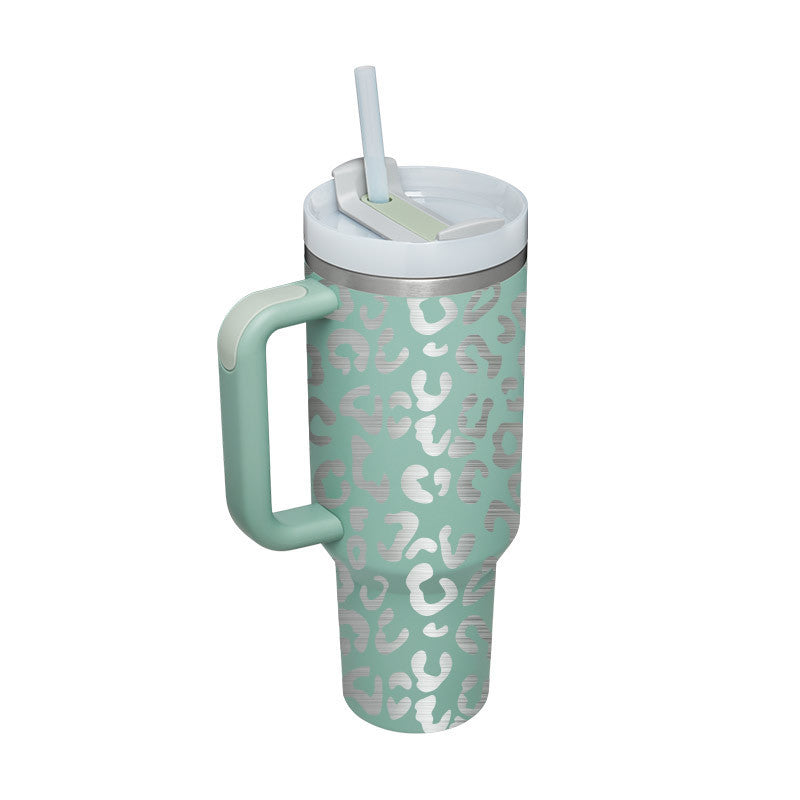 Coffee Cup Tumbler With Straw and Spill Proof Vacuum