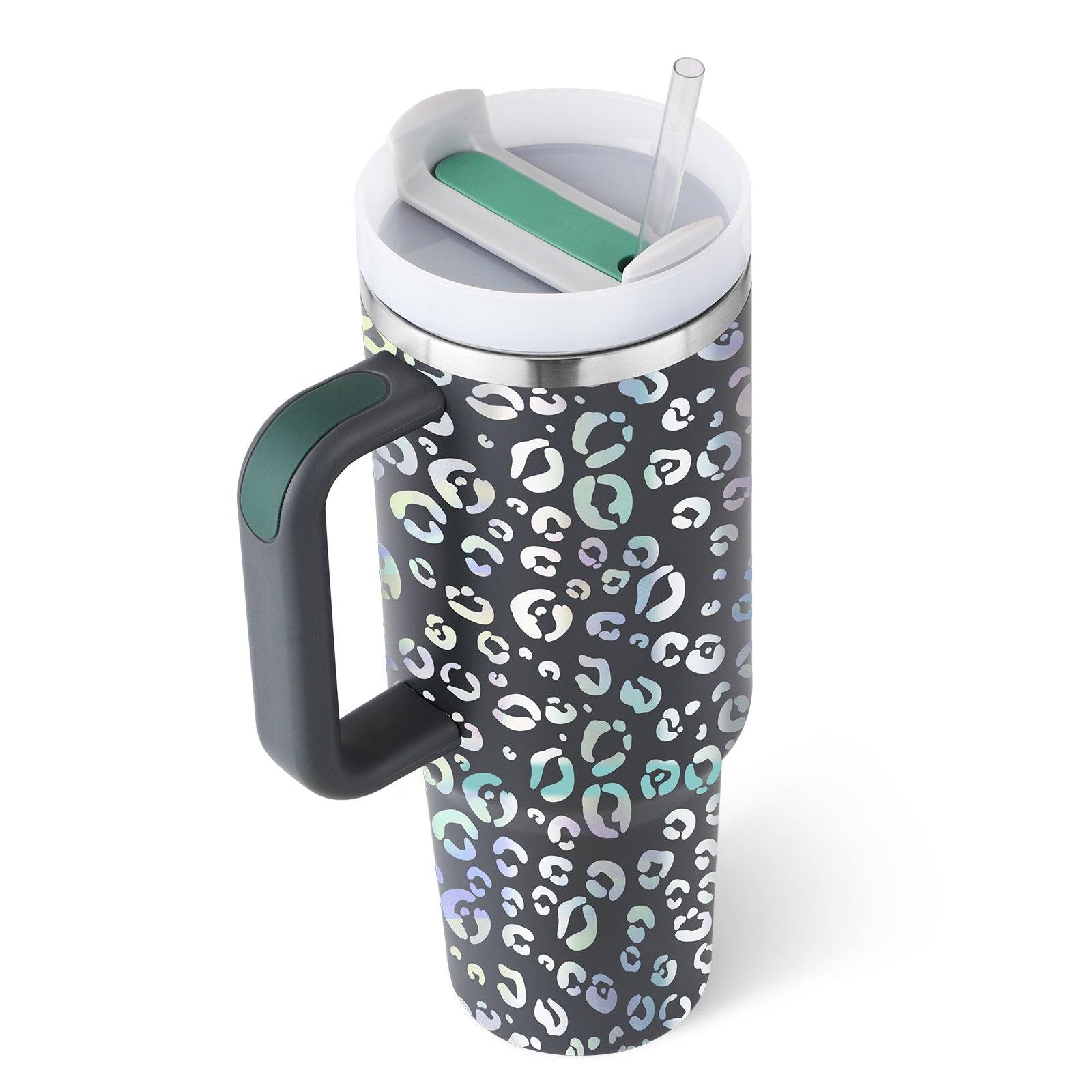 Coffee Cup Tumbler With Straw and Spill Proof Vacuum