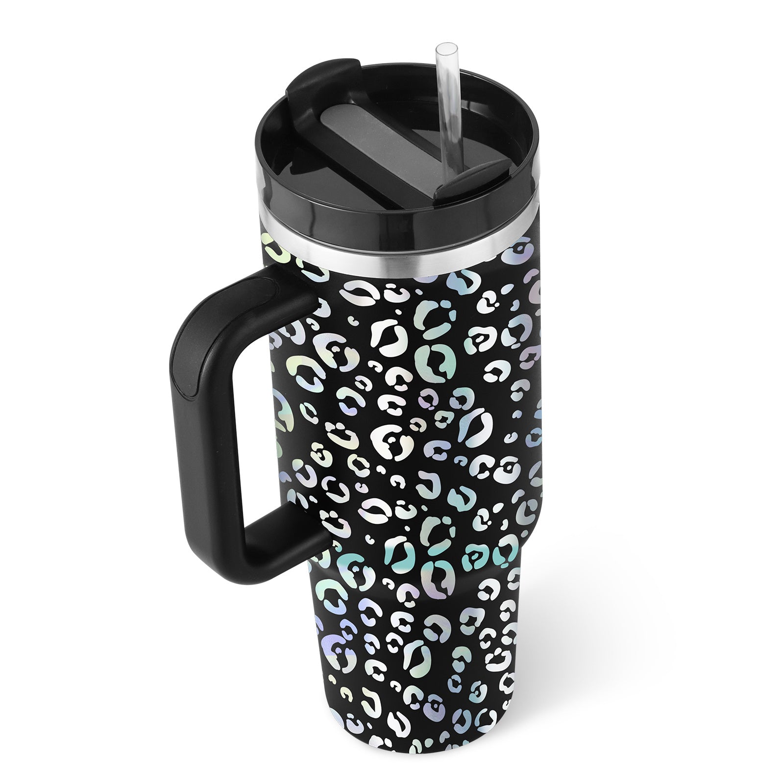 Coffee Cup Tumbler With Straw and Spill Proof Vacuum