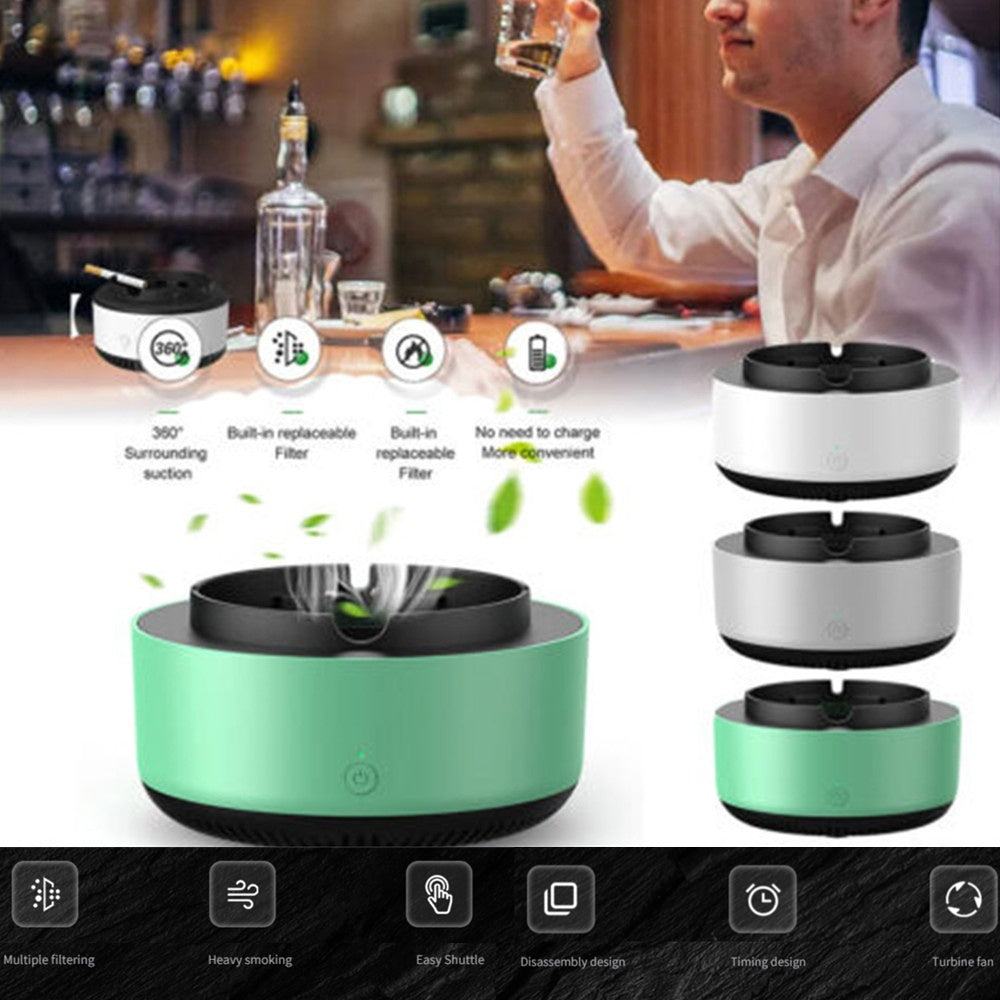 Automatic Air Purification Ashtray