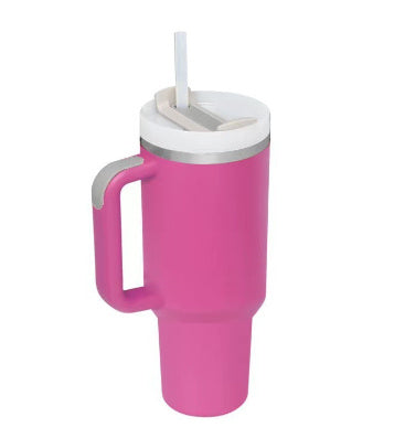 Coffee Cup Tumbler With Straw and Spill Proof Vacuum