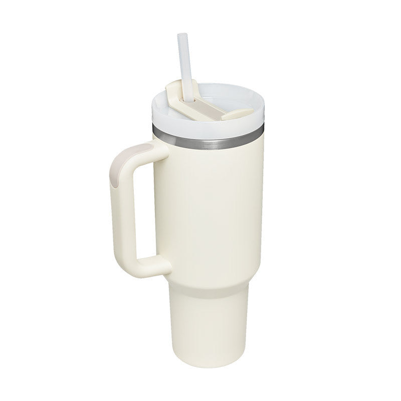Coffee Cup Tumbler With Straw and Spill Proof Vacuum