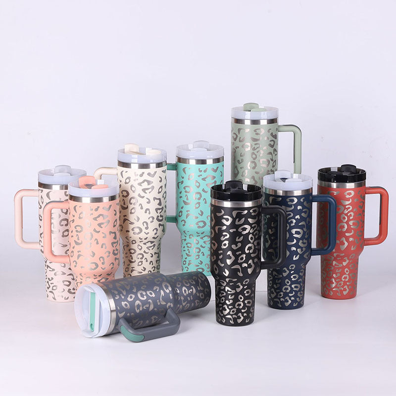 Coffee Cup Tumbler With Straw and Spill Proof Vacuum