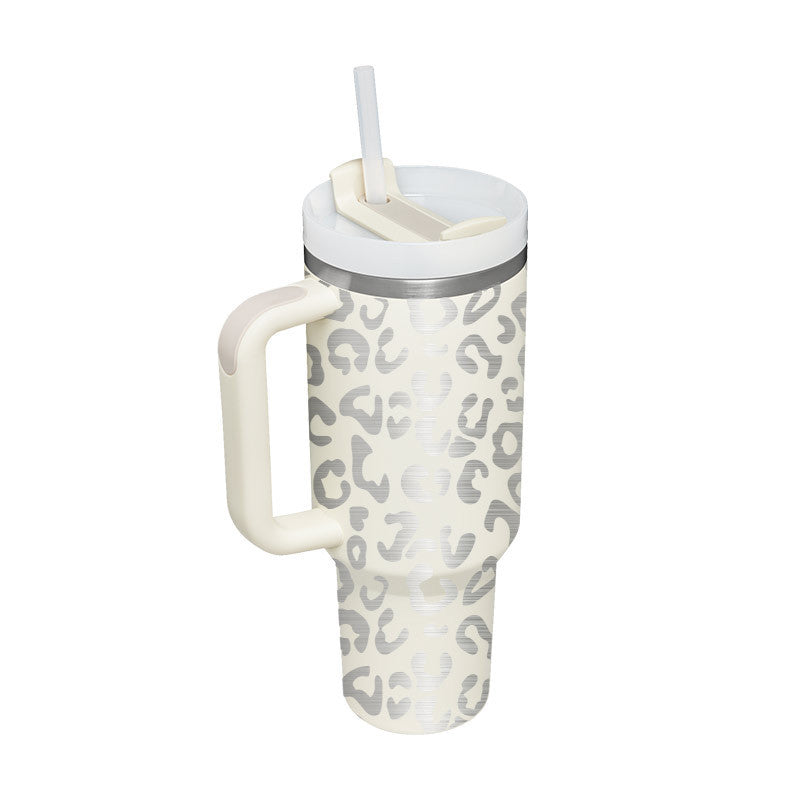 Coffee Cup Tumbler With Straw and Spill Proof Vacuum