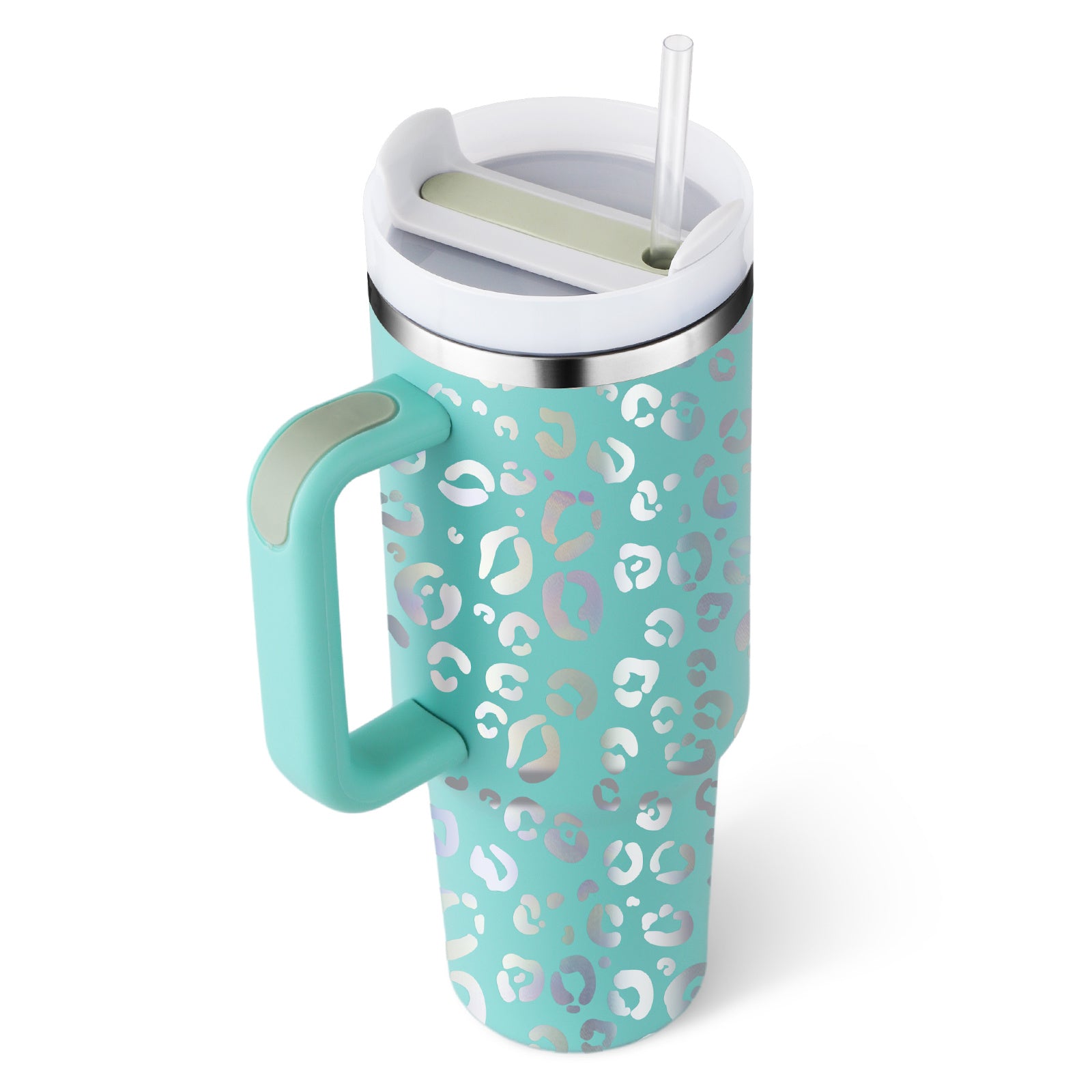 Coffee Cup Tumbler With Straw and Spill Proof Vacuum