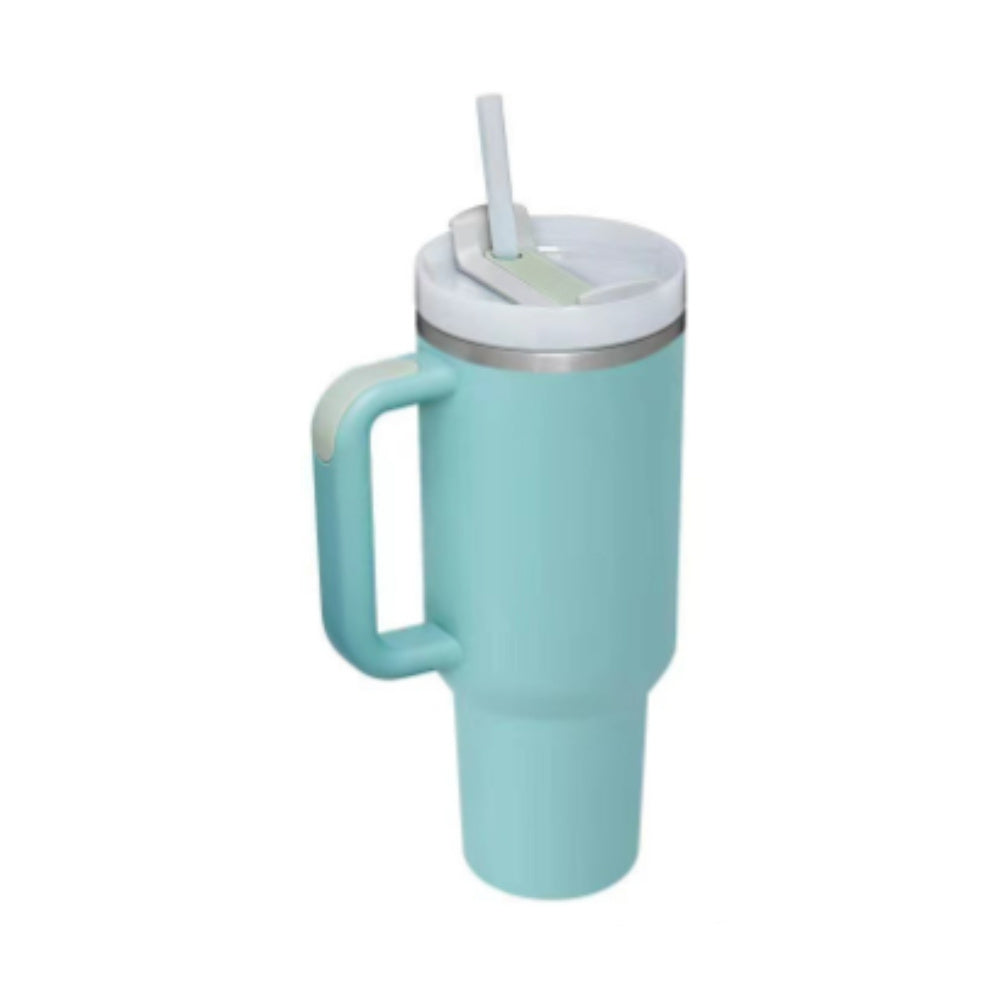 Coffee Cup Tumbler With Straw and Spill Proof Vacuum