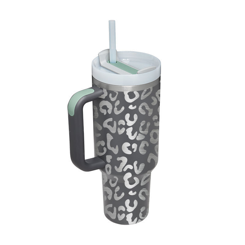 Coffee Cup Tumbler With Straw and Spill Proof Vacuum