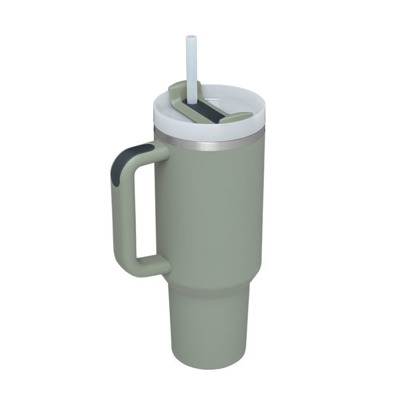 Coffee Cup Tumbler With Straw and Spill Proof Vacuum