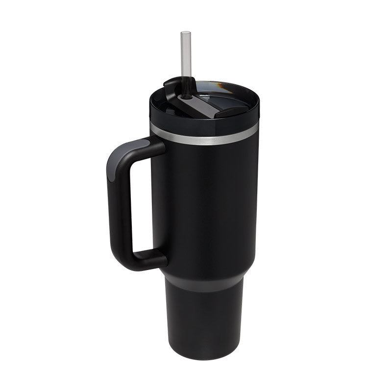 Coffee Cup Tumbler With Straw and Spill Proof Vacuum